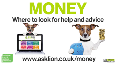 Ask Lion Money Pages banner